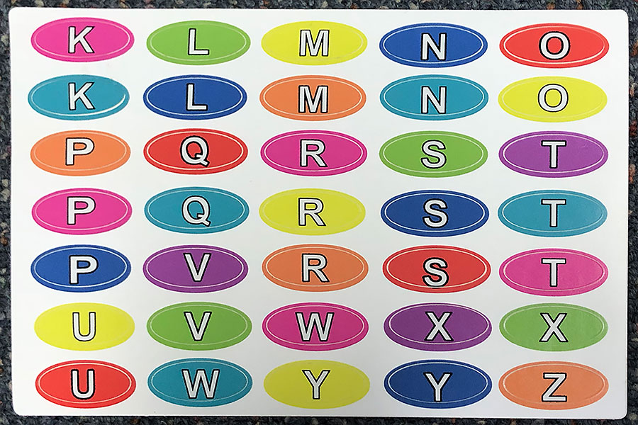 Letter-oval-sticker-sheet